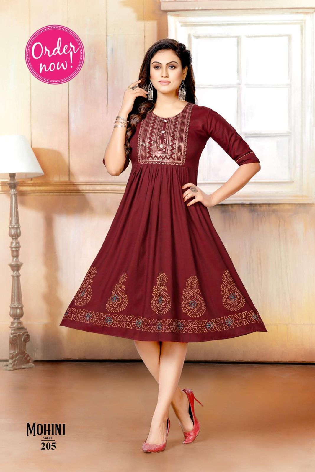 New Riyaa Mohini 2 Fancy Wear Wholesale Kurti Collection